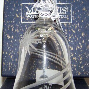 *Waterford Marquis Crystal Millennium Celebration Bell Ornament - NIB
